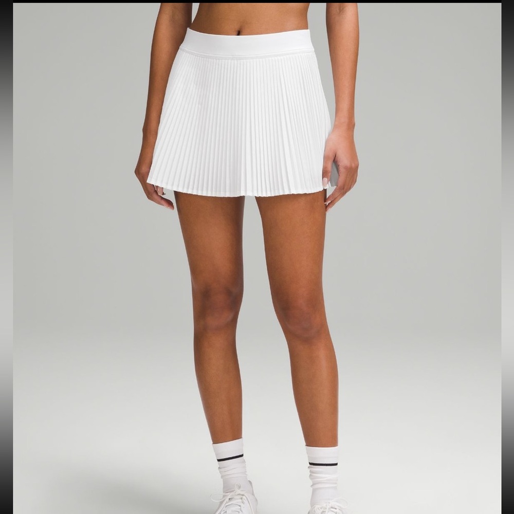 lululemon athletica White Pleated Skort